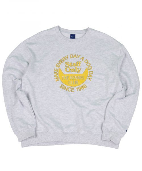 STAFF ONLY(スタッフオンリー)の「KENNEL CLUB LOGO SWEATSHIRT (MELANGE WHITE)(スウェット・メンズ・その他・MEDIUM/LARGE)」の1枚目の写真