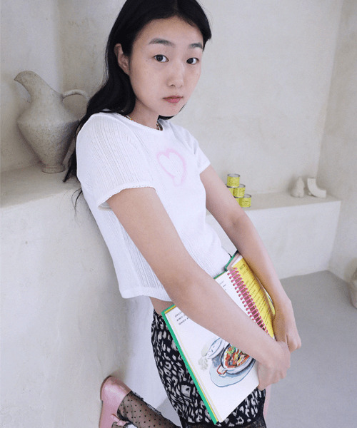 TWENTY FOUR T(トゥエンティフォーティ)の「Neo Love Lace T-Shirt(Tシャツ/カットソー・レディース・その他・FREE)」の1枚目の写真