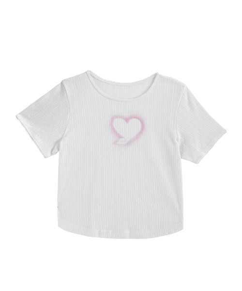 TWENTY FOUR T(トゥエンティフォーティ)の「Neo Love Lace T-Shirt(Tシャツ/カットソー・レディース・その他・FREE)」の3枚目の写真