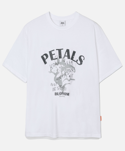 FREEMARIO（フリーマリオ）の「ペタルブロッサムTシャツ[ホワイト]（Tシャツ/カットソー・レディース・その他・MEDIUM/LARGE）」の2枚目の写真