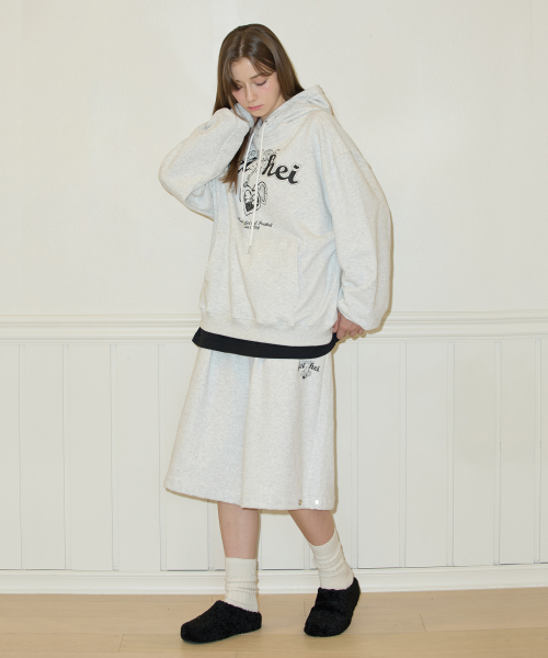 FEIHEI(フェイヘイ)の「LOVE’S HANDCUFFS バミューダスウェットパンツ L/グレー(その他パンツ・レディース・ライトグレー・SMALL/MEDIUM)」の3枚目の写真