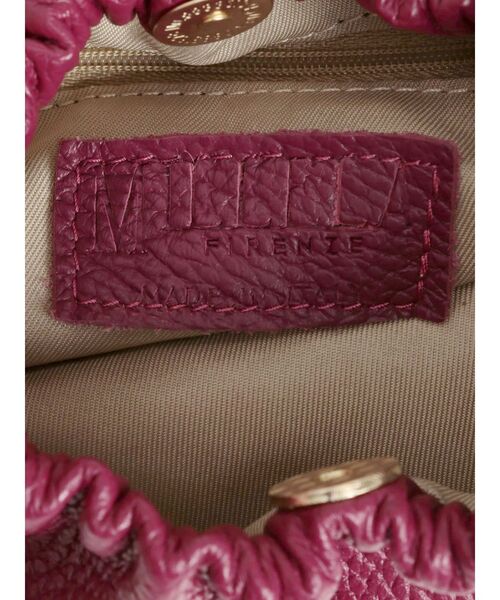 MERCURYDUO(マーキュリーデュオ)の「【MILLELA FIRENZE】ショルダーバッグ(ショルダーバッグ・レディース・バーガンディー/ベビーピンク/ブラック/ゴールド・FREE)」の16枚目の写真