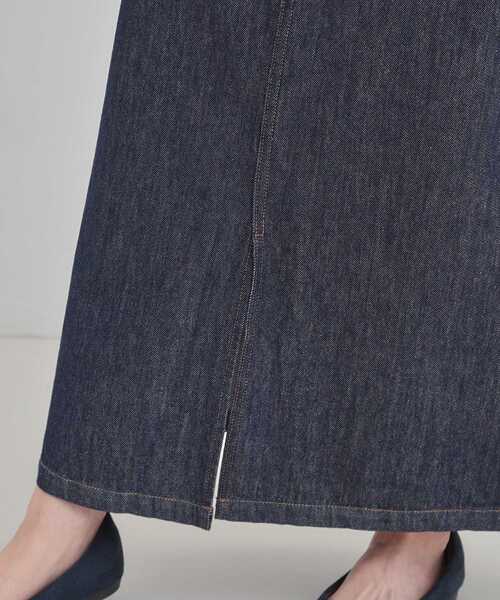 SHOO・LA・RUE(シューラルー)の「【SHOO・LA・RUE DENIM】シンプルだから使いやすい Aラインスカート(デニムスカート・レディース・ネイビー/ブルー・01/02/03/04)」の18枚目の写真