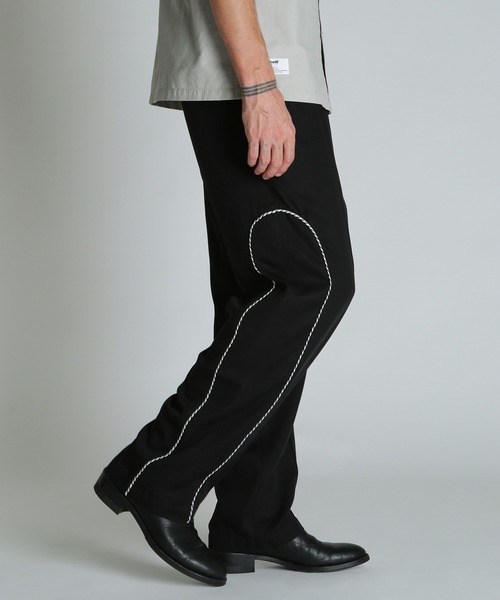 schott（ショット）の「Schott/ショット/LYOCELL WESTERN PANTS/リヨセル ウエスタン パンツ（スラックス・メンズ・ブラック/ベージュ・30/32/34/36）」の17枚目の写真