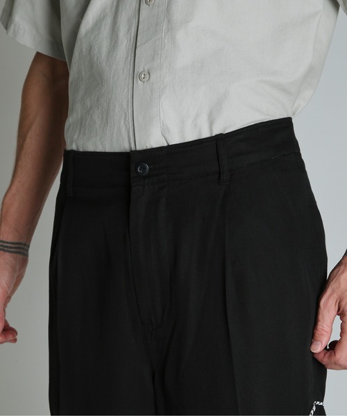 schott（ショット）の「Schott/ショット/LYOCELL WESTERN PANTS/リヨセル ウエスタン パンツ（スラックス・メンズ・ブラック/ベージュ・30/32/34/36）」の4枚目の写真