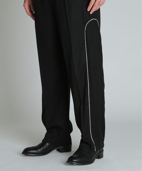 schott（ショット）の「Schott/ショット/LYOCELL WESTERN PANTS/リヨセル ウエスタン パンツ（スラックス・メンズ・ブラック/ベージュ・30/32/34/36）」の6枚目の写真