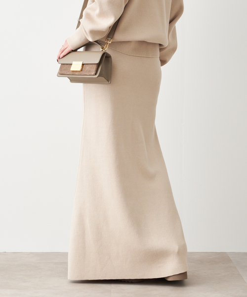 Deuxieme Classe（ドゥーズィエムクラス）の「SMOOTH TOP ロングスカート（スカート・レディース・ライトグレー/ベージュ・38/36）」の13枚目の写真