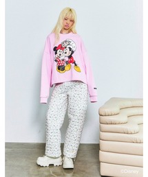 Little sunny bite（リトルサニーバイト）の「little sunny bite Disney collection / micky & minnie selfie sweat top（スウェット）」