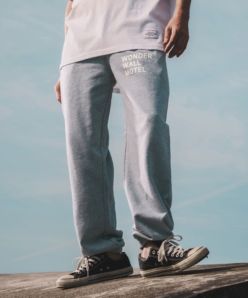 WONDER WALL MOTEL（ワンダーウォールモーテル）の「mp14452-Shirring Sweat Pants スウェットパンツ(26SSSW02)（スウェットパンツ・メンズ・ブラック/ネイビー/グレー・XXL/XL/L/M）」の2枚目の写真