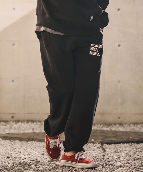 WONDER WALL MOTEL（ワンダーウォールモーテル）の「mp14452-Shirring Sweat Pants スウェットパンツ(26SSSW02)（スウェットパンツ・メンズ・ブラック/ネイビー/グレー・XXL/XL/L/M）」の9枚目の写真