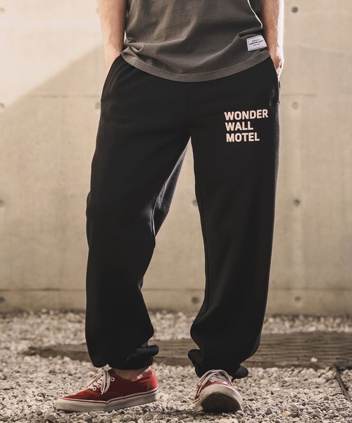 WONDER WALL MOTEL（ワンダーウォールモーテル）の「mp14452-Shirring Sweat Pants スウェットパンツ(26SSSW02)（スウェットパンツ・メンズ・ブラック/ネイビー/グレー・XXL/XL/L/M）」の10枚目の写真