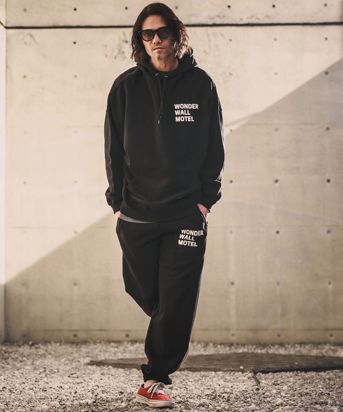 WONDER WALL MOTEL（ワンダーウォールモーテル）の「mp14452-Shirring Sweat Pants スウェットパンツ(26SSSW02)（スウェットパンツ・メンズ・ブラック/ネイビー/グレー・XXL/XL/L/M）」の12枚目の写真
