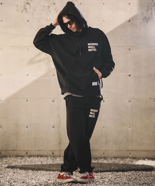 WONDER WALL MOTEL（ワンダーウォールモーテル）の「mp14452-Shirring Sweat Pants スウェットパンツ(26SSSW02)（スウェットパンツ・メンズ・ブラック/ネイビー/グレー・XXL/XL/L/M）」の13枚目の写真
