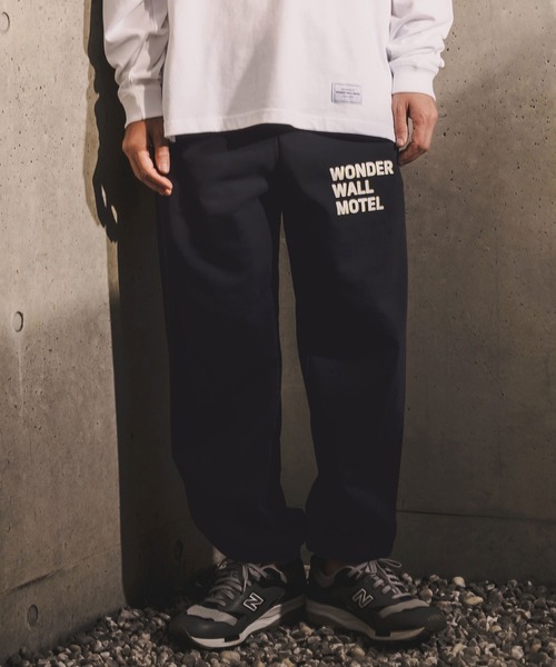 WONDER WALL MOTEL（ワンダーウォールモーテル）の「mp14452-Shirring Sweat Pants スウェットパンツ(26SSSW02)（スウェットパンツ・メンズ・ブラック/ネイビー/グレー・XXL/XL/L/M）」の14枚目の写真