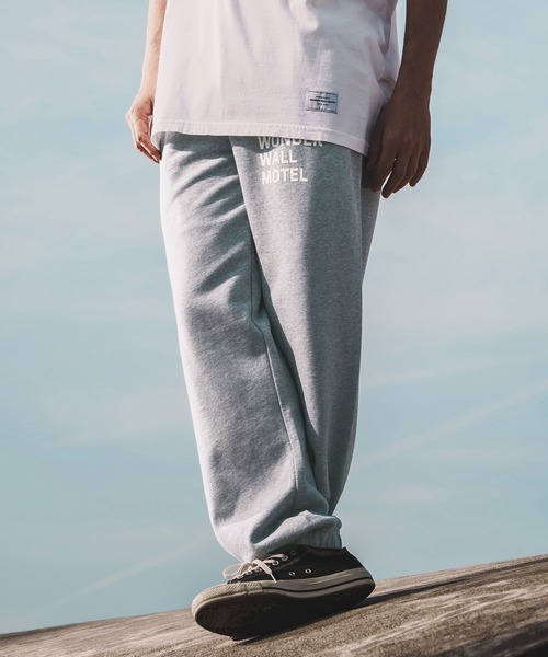 WONDER WALL MOTEL（ワンダーウォールモーテル）の「mp14452-Shirring Sweat Pants スウェットパンツ(26SSSW02)（スウェットパンツ・メンズ・ブラック/ネイビー/グレー・XXL/XL/L/M）」の4枚目の写真