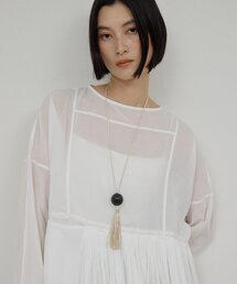 GALLARDAGALANTE | タッセルコードネックレス(リング)