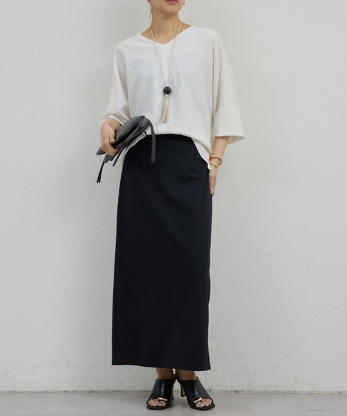 GALLARDAGALANTE(ガリャルダガランテ)の「タッセルコードネックレス(リング・レディース・ブラック/アイボリー・FREE)」の5枚目の写真