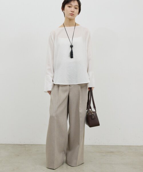 GALLARDAGALANTE(ガリャルダガランテ)の「タッセルコードネックレス(リング・レディース・ブラック/アイボリー・FREE)」の10枚目の写真