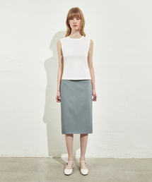 RIDIFI（リディフィ）の「H-LINE MIDI SKIRT_MINT（スカート）」