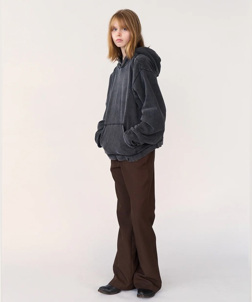 Stockholm Surfboard Club（ストックホルムサーフボードクラブ）の「Stockholm Surfboard Club/ストックホルムサーフボードクラブ パーカー Heavyweight Lined Hoodie（パーカー・メンズ・グレー・L/M）」の6枚目の写真