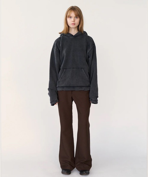 Stockholm Surfboard Club（ストックホルムサーフボードクラブ）の「Stockholm Surfboard Club/ストックホルムサーフボードクラブ パーカー Heavyweight Lined Hoodie（パーカー・メンズ・グレー・L/M）」の5枚目の写真