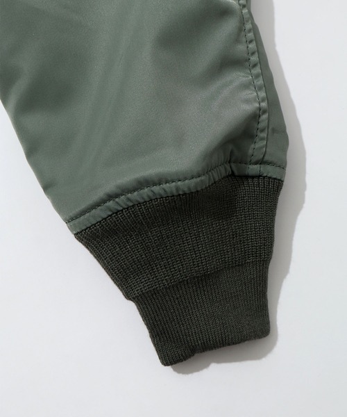 CORPUS TOKYO(コーパス トーキョー)の「【HOUSTON/ヒューストン】L-2B FLIGHT JACKET/フライトジャケット(ミリタリージャケット・メンズ・セージグリーン・36/38/40/42)」の6枚目の写真