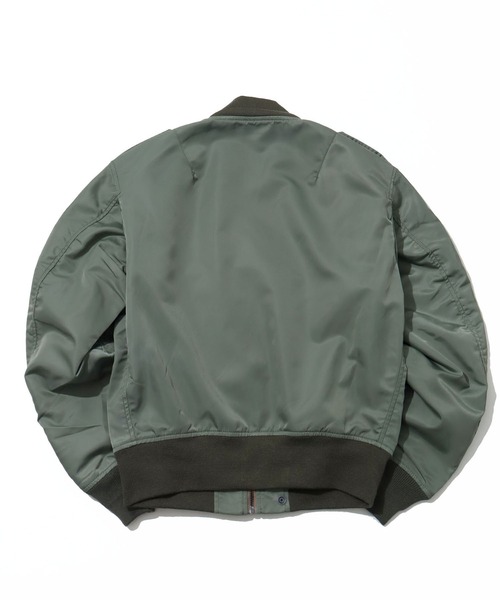 CORPUS TOKYO(コーパス トーキョー)の「【HOUSTON/ヒューストン】L-2B FLIGHT JACKET/フライトジャケット(ミリタリージャケット・メンズ・セージグリーン・36/38/40/42)」の8枚目の写真
