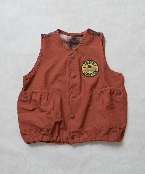 MARKEY'S（マーキーズ）の「キャンプベスト（ベスト・キッズ・オレンジ/ブラック/カーキ・LL/L/M/S）」の3枚目の写真