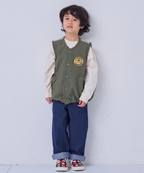 MARKEY'S（マーキーズ）の「キャンプベスト（ベスト・キッズ・オレンジ/ブラック/カーキ・LL/L/M/S）」の5枚目の写真