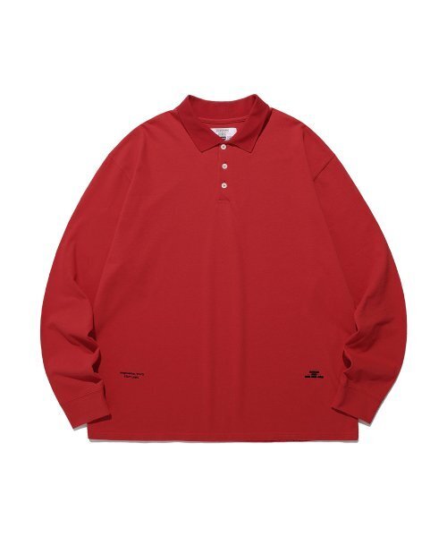 NICE GHOST CLUB(ナイスゴーストクラブ)の「FFATS BIG BIG PK L/S_RED(NG2ESUT556A)(Tシャツ/カットソー・レディース・レッド・S/M/L)」の1枚目の写真