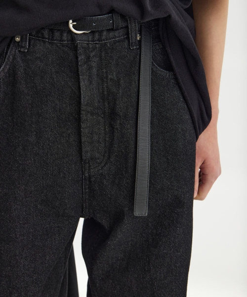 YOUTH(ユース)の「Structured Flared Denim Pants - Washed Black(デニムパンツ・レディース・その他・S/M/L)」の8枚目の写真