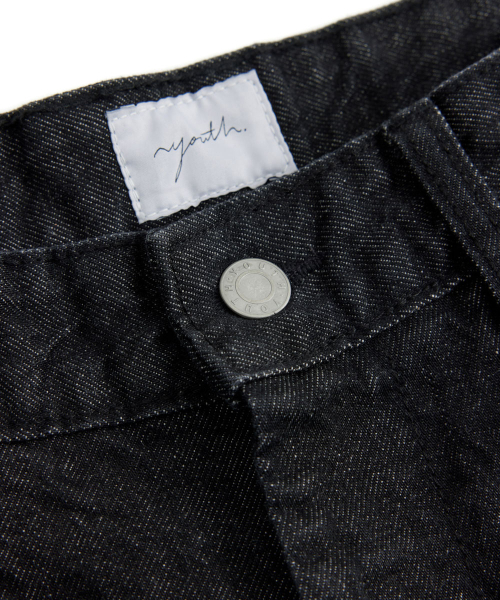 YOUTH(ユース)の「Structured Flared Denim Pants - Washed Black(デニムパンツ・レディース・その他・S/M/L)」の10枚目の写真