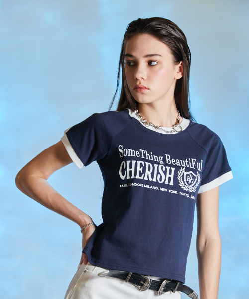 LARTIGENT(ラーティゼン)の「L10 CHERISH TRACK T-SHIRT(NAVY)(Tシャツ/カットソー・レディース・その他・FREE)」の3枚目の写真