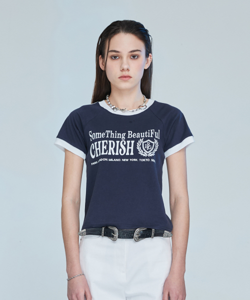 LARTIGENT(ラーティゼン)の「L10 CHERISH TRACK T-SHIRT(NAVY)(Tシャツ/カットソー・レディース・その他・FREE)」の5枚目の写真