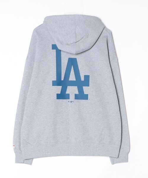 Fanatics（ファナティクス）の「ファナティクス【Fanatics】‐ ロサンゼルス ドジャース ロゴ パーカー【Los Angeles Dodgers PRINT LOGO HOODIE GRAY ML0625FW0003】（パーカー・メンズ・ヘザーグレー・X-LARGE/LARGE）」の3枚目の写真