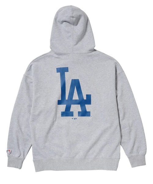Fanatics（ファナティクス）の「ファナティクス【Fanatics】‐ ロサンゼルス ドジャース ロゴ パーカー【Los Angeles Dodgers PRINT LOGO HOODIE GRAY ML0625FW0003】（パーカー・メンズ・ヘザーグレー・X-LARGE/LARGE）」の2枚目の写真