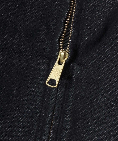 Dickies(ディッキーズ)の「Dickies/ディッキーズ Eisenhower Jacket/オーバーサイズ デニム 襟コーデュロイ アイゼンハワージャケット/ハンティングジャケット/ワークジャケット/ブルゾン/レディース メンズ(ブルゾン・メンズ・ブルー/ブラック・L/XL/M)」の10枚目の写真
