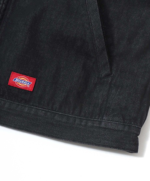 Dickies(ディッキーズ)の「Dickies/ディッキーズ Eisenhower Jacket/オーバーサイズ デニム 襟コーデュロイ アイゼンハワージャケット/ハンティングジャケット/ワークジャケット/ブルゾン/レディース メンズ(ブルゾン・メンズ・ブルー/ブラック・L/XL/M)」の12枚目の写真