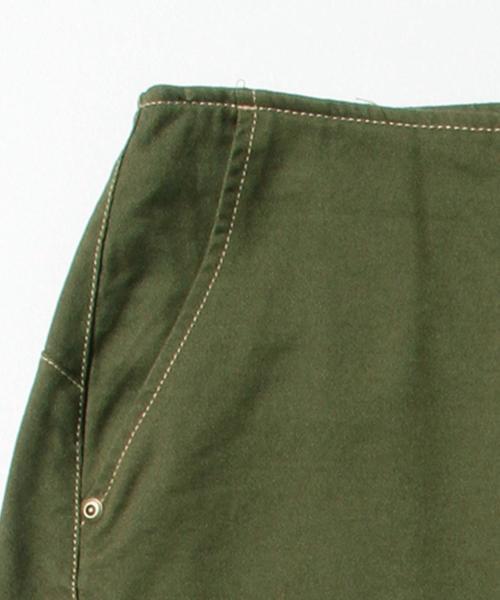 Ray BEAMS(レイビームス)の「Ray BEAMS / コットン ツイル Aライン スカート(スカート・レディース・ダークブラウン/オリーブ・0/1)」の14枚目の写真