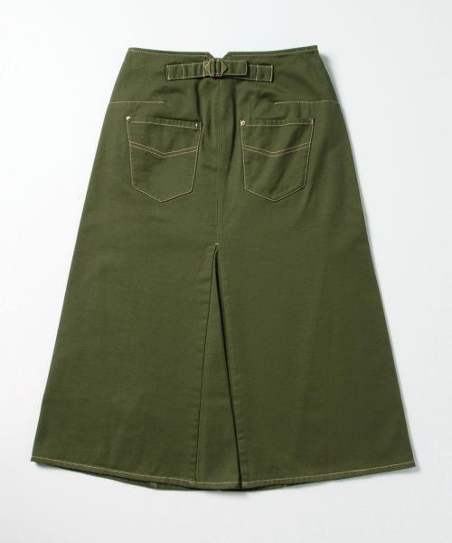 Ray BEAMS(レイビームス)の「Ray BEAMS / コットン ツイル Aライン スカート(スカート・レディース・ダークブラウン/オリーブ・0/1)」の16枚目の写真
