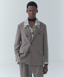 CULLNI（クルニ）の「Dry Double Cloth Slant Belt Tailored Jacket（テーラードジャケット）」