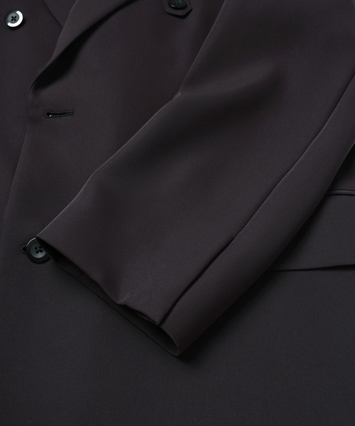 CULLNI(クルニ)の「Dry Double Cloth Slant Belt Tailored Jacket(テーラードジャケット・メンズ・ネイビー/ダークブラウン/アッシュブラウン/ブラック・1/2/0)」の12枚目の写真