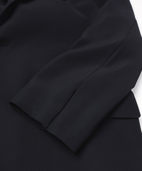 CULLNI(クルニ)の「Dry Double Cloth Slant Belt Tailored Jacket(テーラードジャケット・メンズ・ネイビー/ダークブラウン/アッシュブラウン/ブラック・1/2/0)」の14枚目の写真