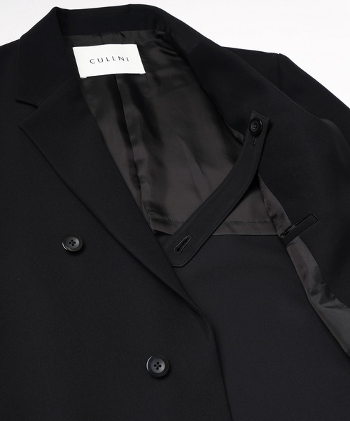 CULLNI(クルニ)の「Dry Double Cloth Slant Belt Tailored Jacket(テーラードジャケット・メンズ・ネイビー/ダークブラウン/アッシュブラウン/ブラック・1/2/0)」の16枚目の写真