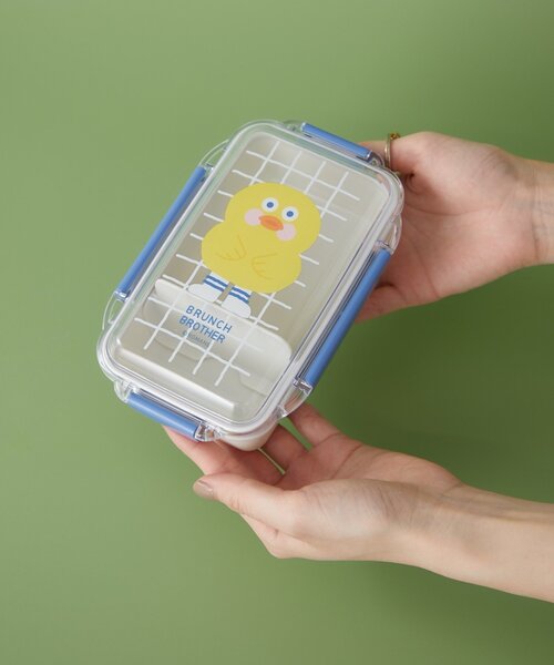 BIRTHDAY BAR(バースデイバー)の「【BRUNCH BROTHE ブランチブラザー】ランチボックス(お弁当箱・レディース・ブルー系その他/ブルー/ピンク・0)」の2枚目の写真