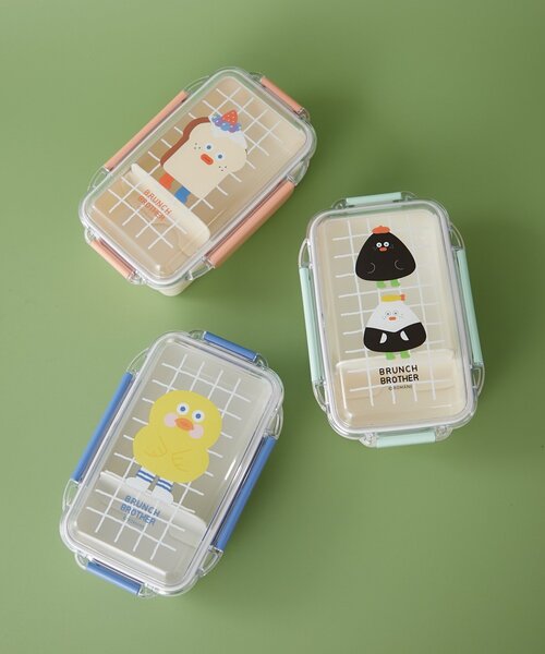 BIRTHDAY BAR(バースデイバー)の「【BRUNCH BROTHE ブランチブラザー】ランチボックス(お弁当箱・レディース・ブルー系その他/ブルー/ピンク・0)」の4枚目の写真