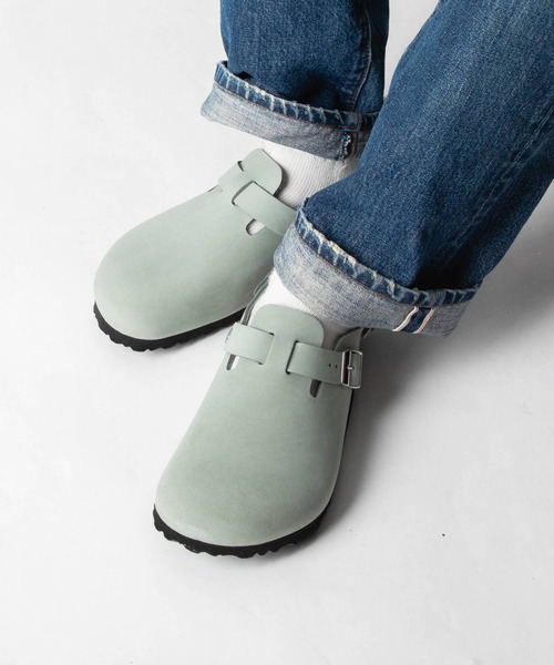 BIRKENSTOCK(ビルケンシュトック)の「BIRKENSTOCK TOKIO ビルケンシュトック トキオ サンダル(サンダル・レディース・サンドベージュ/ブルーグリーン・42/41)」の2枚目の写真