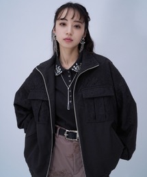 HARE | レースデザインミドルブルゾン(HARE)(ブルゾン)