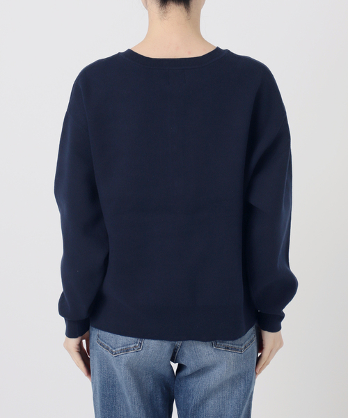 【新品】メタルボタンヘンリーネックニット ネイビー　Spick and Span スピック＆スパン Spick & Span 《新色有り / 追加予約》メタルボタン