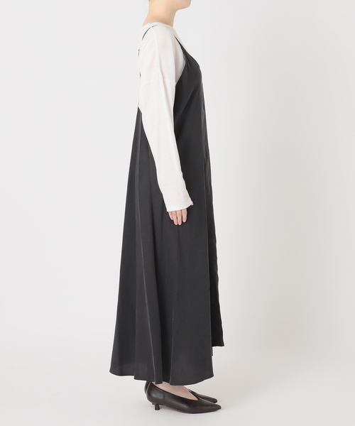 JOURNAL STANDARD relume（ジャーナルスタンダード　レリューム）の「［26SS新作］キュプラロングキャミワンピース（ワンピース・レディース・ブラック系その他/ブラウン系その他・FREE）」の17枚目の写真